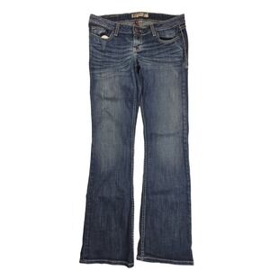 BKE Buckle Stella Stretch Dark Wash Boot Cut Denim Jeans Women's Size 29x33.5